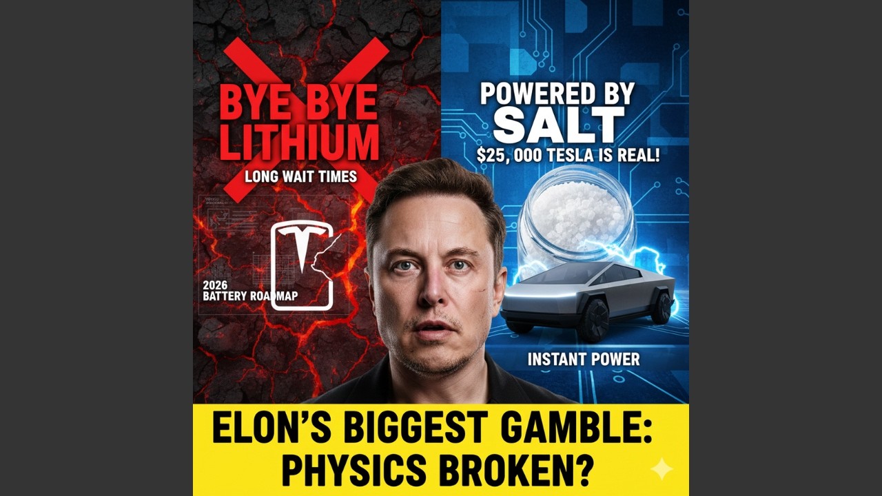 Илон Маск только что отказался от лития: в сеть просочилась секретная дорожная карта Tesla на 202...