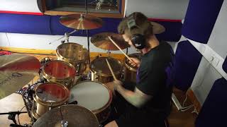 VK Drums VKast Bronze kit with cast bronze hoops.