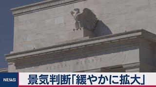 米地区連銀経済報告　景気判断「緩やかに拡大」