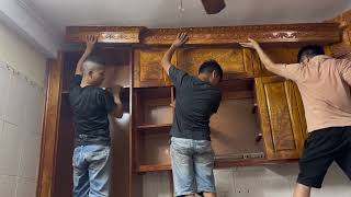 Refresh the old kitchen space with new kitchen cabinets