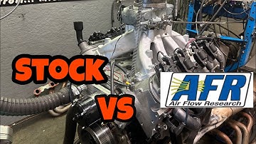 Stock LS3 Heads vs AFR Enforcer LS3 Dyno Battle