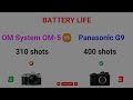 Om system om5 vs panasonic g9 comparison 8 reasons to buy the om5 and 13 reasons to buy the g9