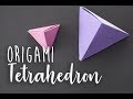 Origami Tetrahedron