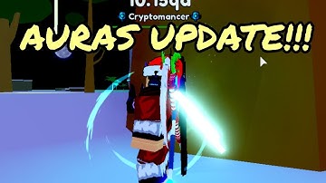 Auras update!!! New RANKS "CRYPTOMANCER" UNLOCKED!! [Sorcerer Fighting Simulator]
