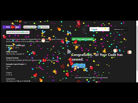 SKILLRACK|DAILY TEST|23/10/2023|PYTHON|skillrack daily challenge today solutions|dt||