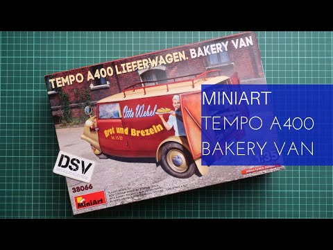 Video: MiniArt 38066 Tempo A400 Lieferwagen pekařská dodávka (1/35)