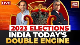 India Today Double Engine With Rajdeep & Rahul LIVE:Across 3 States 3 New BJP CMs, But Wholl Be CM