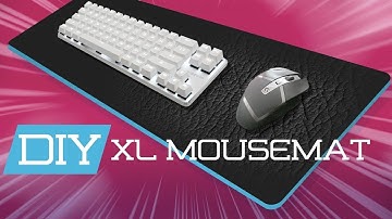 Make Your Own XL Mouse Mat | DIY Leather Mousemat Tutorial
