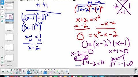 Algebra 2 Solving Radical Eqalities and Inequalities