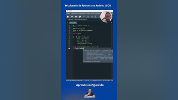 🚀 Guarda Diccionarios de Python en archivos JSON en 1 Minuto 🐍 #Python #Shorts #ccna
