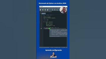 🚀 Guarda Diccionarios de Python en archivos JSON en 1 Minuto 🐍 #Python #Shorts #ccna