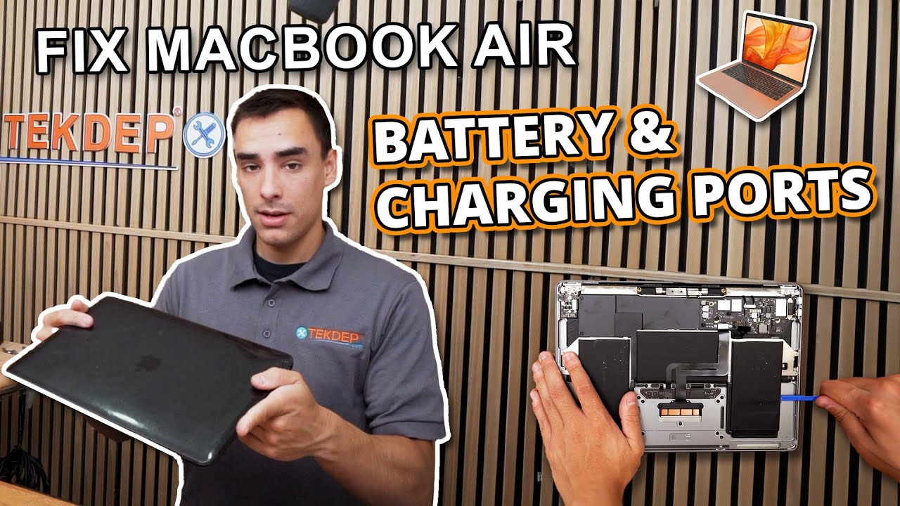 MacBook Air M1 A2337 Battery Replacement, How To Guide - YouTube