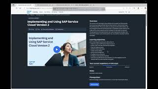 Get Certified: SAP Certified Associate- Implementation Consultant-SAP Service Cloud Version 2-Part 1