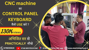 Full Details Of CNC Control Panel / आओ CNC सीखे भाग 5 / CNC Control Panel Details / Learn CNC Part 5