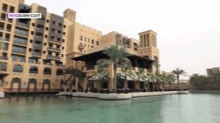 A tour in madinat jumeirah, from the souk, to walk, mina al salam and
qasr hotel