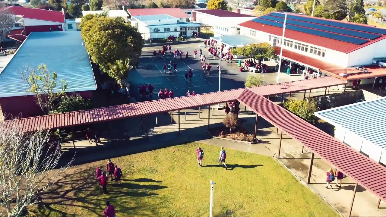 Waiuku College Drone Flyover - YouTube