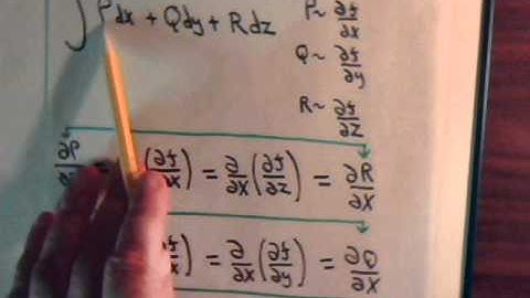Vector Analysis: Exact Differentials In Three Dimensions - Part 1