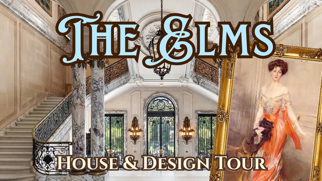 THE ELMS HOUSE TOUR | Gilded Age French Interior Design | Newport Rhode Island