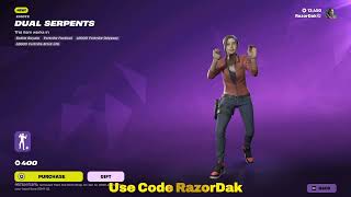 New Fortnite Original Dual Serpents Emote Showcase