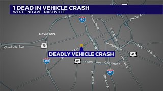 1 killed, 1 injured in crash on West End Avenue