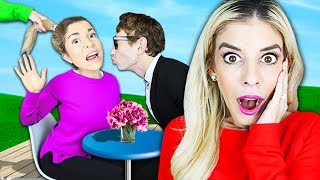 BEST FIRST DATE WINS KISS in Real Life Challenge! (Secret meeting w/ ex Best Friend) Rebecca Zamolo