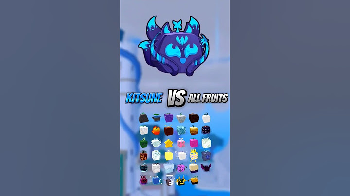 Kitsune Fruit VS All Fruits | #bloxfruits #shorts #kitsune