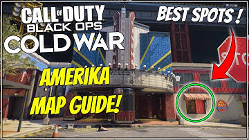 Amerika Map Guide - Tips & Tricks, Sight Lines, Best Spots and More! (Cold War Map Guide)