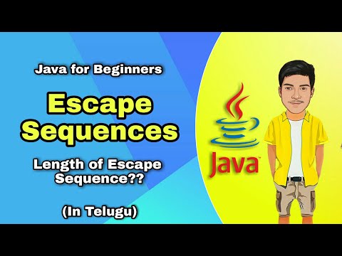 Escape Sequences in Java | Length of Escape Sequence | Java Tutorials in English