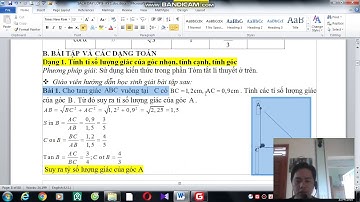Video9:Hướng dẫn cách nhớ bảng tỉ số lượng giác của các góc đặc biệt( phầnIV-Hình học)