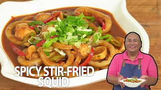 Spicy Stir-Fried Squid