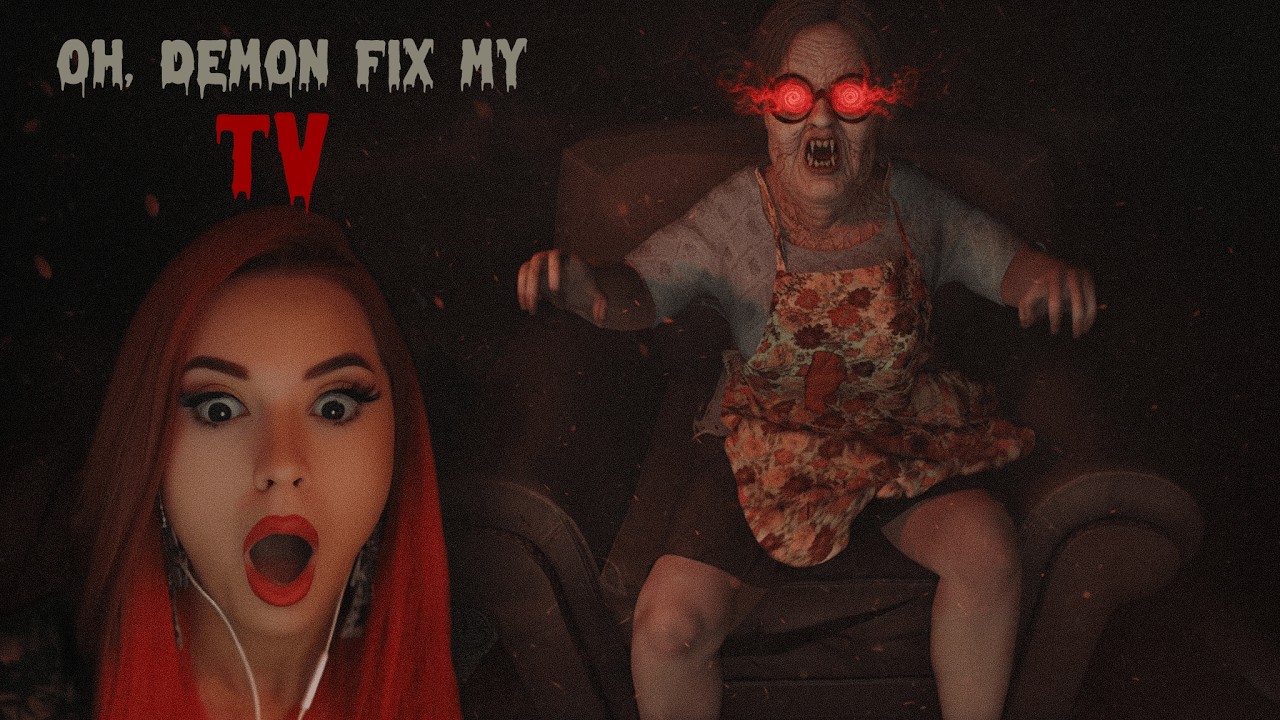 I'M A DEMON AND HAVE BEEN SUMMONED TO FIX A TV?! #gaming #cavesta #ohdemonfixmytv #spanishgame