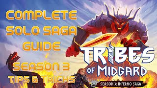 Tribes of Midgard - SOLO Saga Mode Guide (Season 3) - ALL THREE SAGA BOSSES KILLED BY DAY 10 screenshot 5