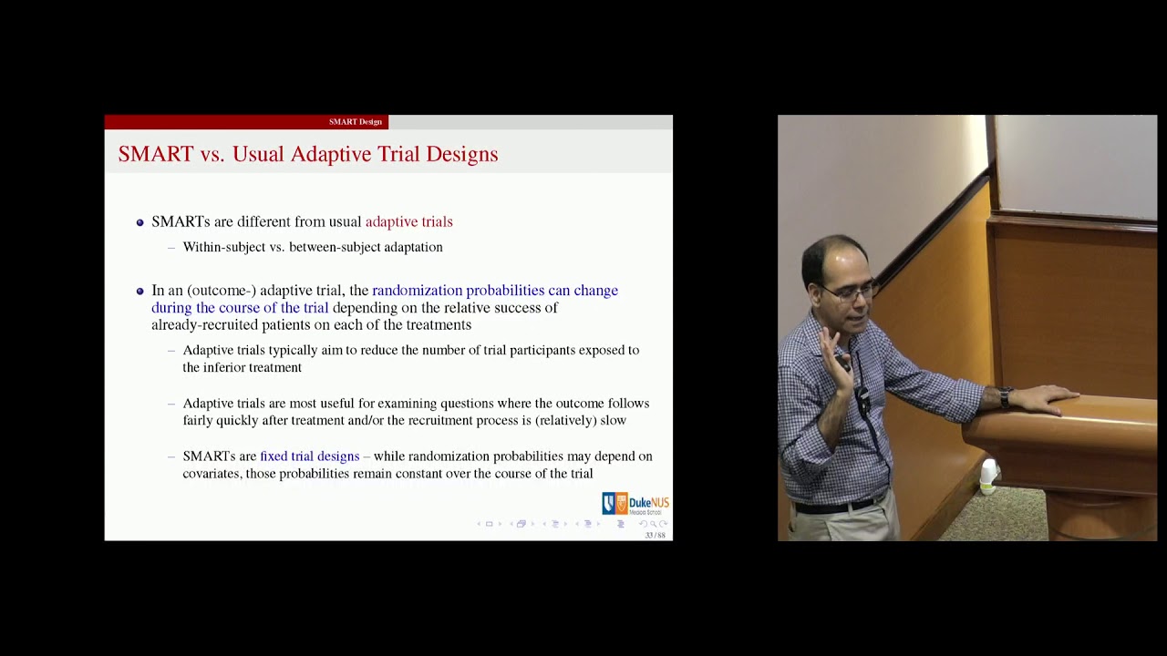 Dynamic treatment regimes and "SMART" design 2 - YouTube