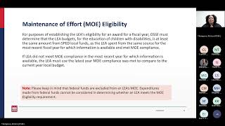 FY25 IDEA Part B Grant Application Phase I Webinar