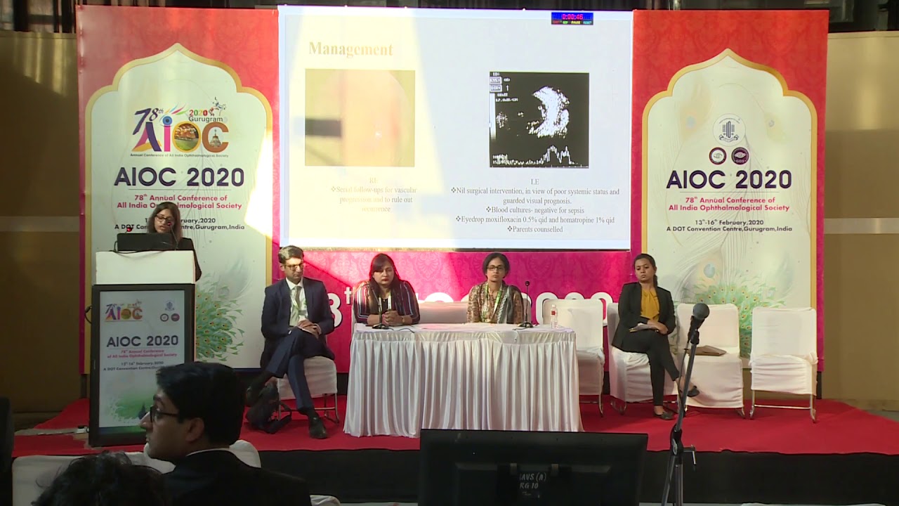 AIOC2020 GP186 T16 Dr Anusha Sachan Endophthalmitis and late recurrence ...