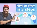 How to Convert MP4 to WAV | Audio Converter | MP4 to WAV Converter (2024)