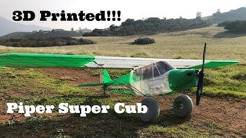 3D Printed Piper Super Cub  - Flight Video   | 3D Flight