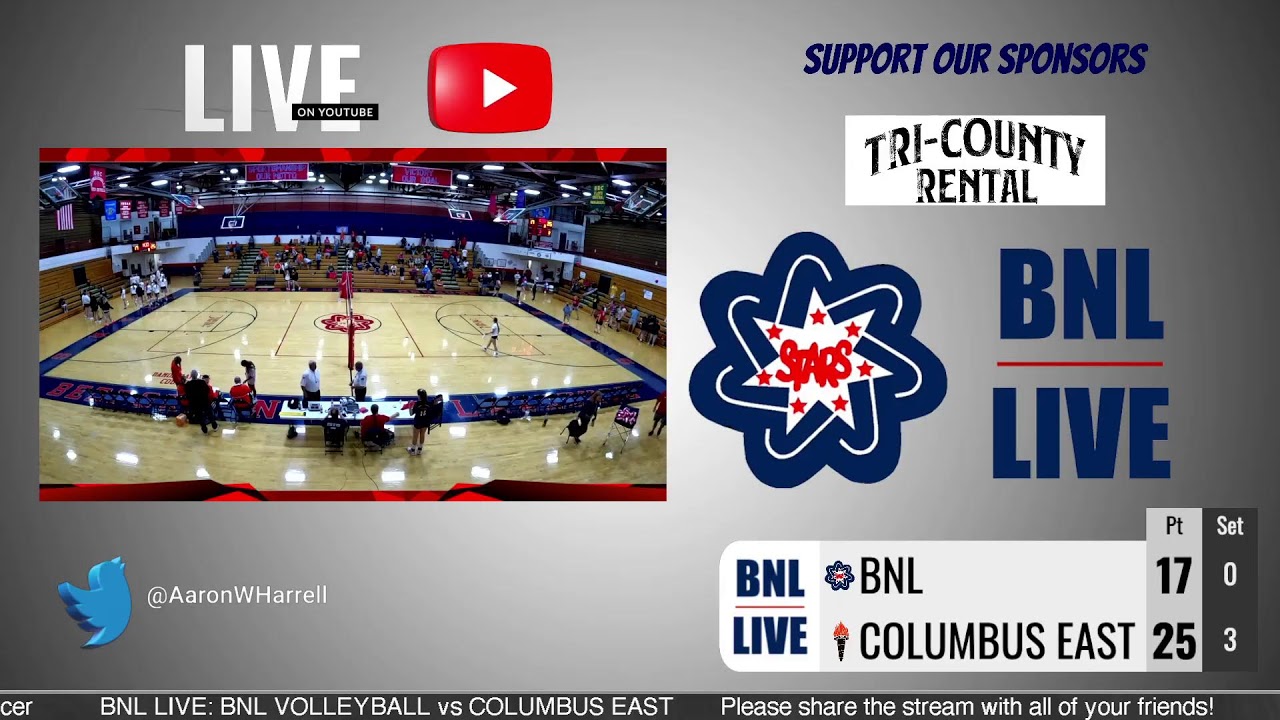 BNL LIVE BNL VOLLEYBALL vs Columbus East