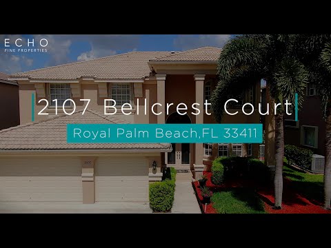 2107 Bellcrest Court, Royal Palm Beach, FL home video tour