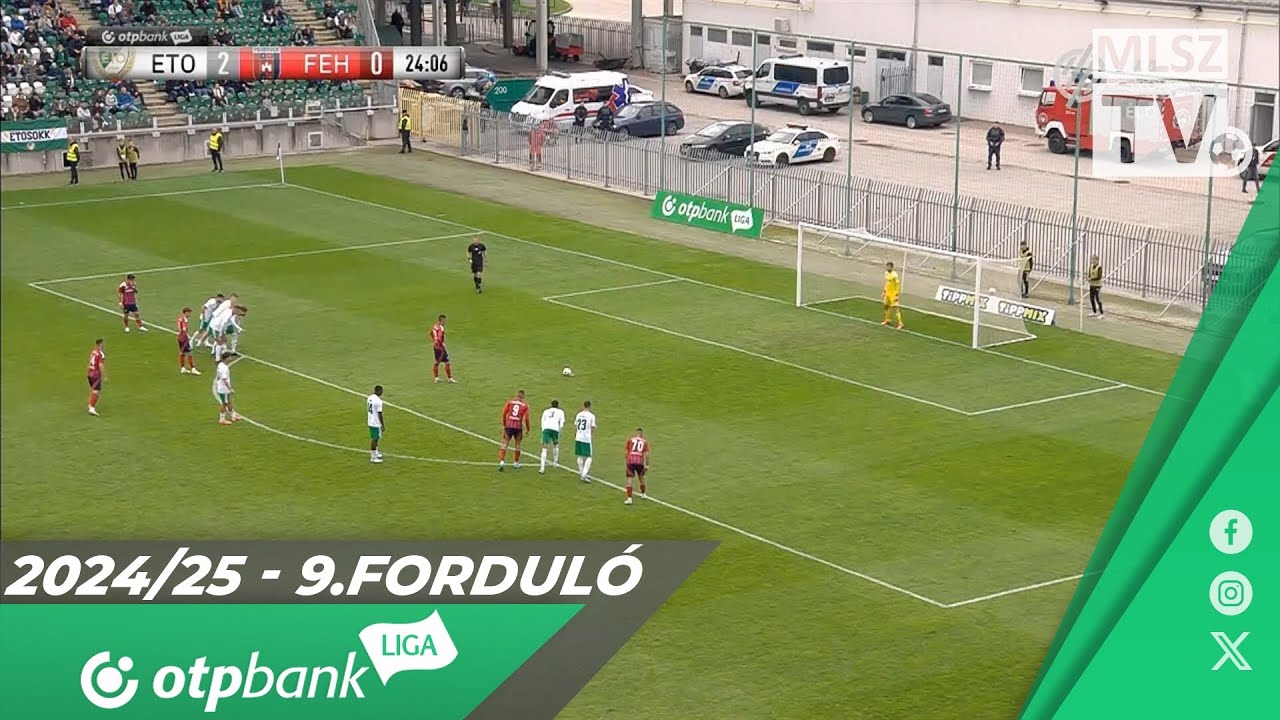 ETO FC Győr – Fehérvár FC | 3-1 | (2-1) | OTP Bank Liga | 9. forduló | MLSZTV