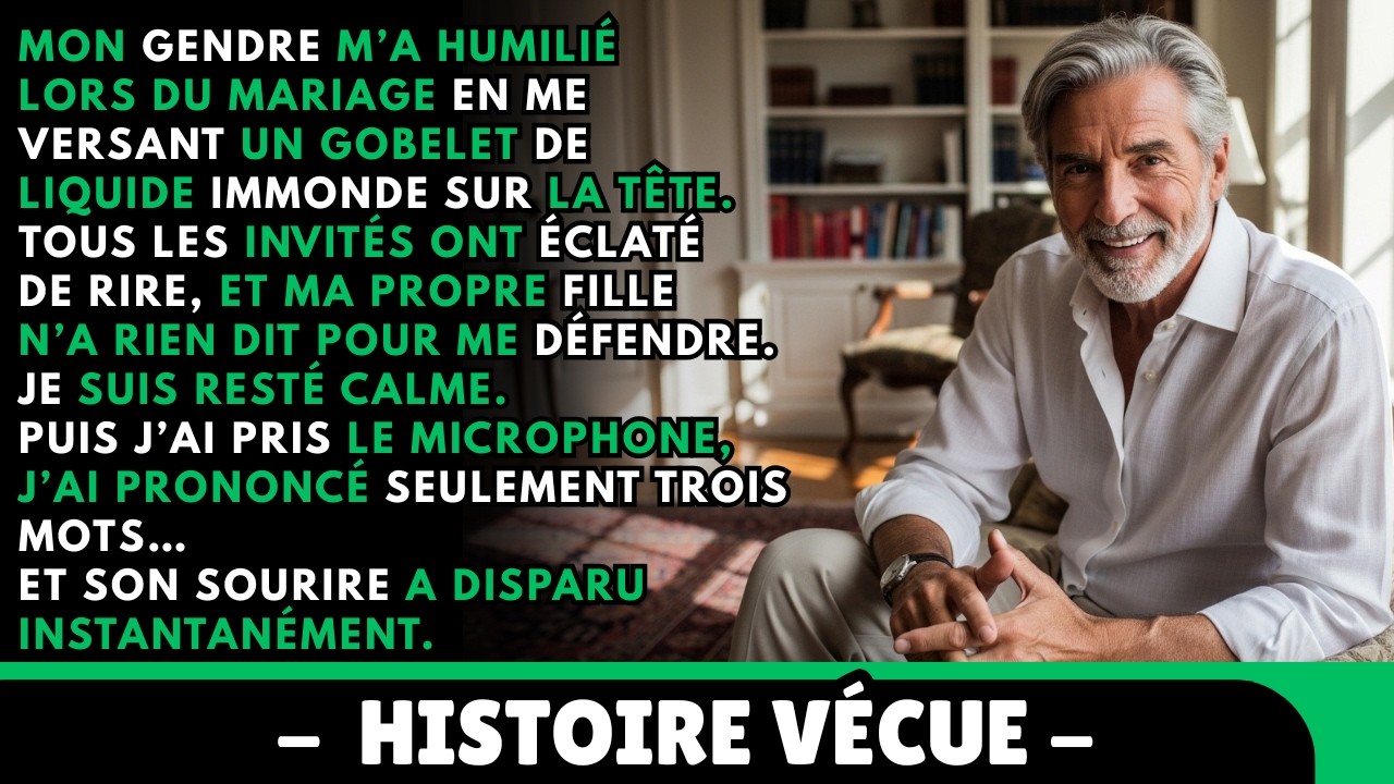 Le jour du mariage de ma fille, j’étais le plus heureux des pères, costume neuf, cravate offerte par mon fils, une enveloppe avec deux ans d’économies dans la poche. Puis, sans un bruit, un...