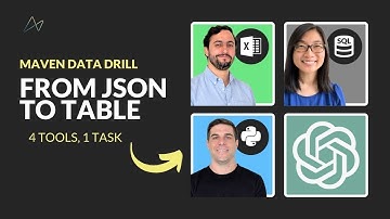 How to Extract JSON Data using Excel vs SQL vs Python vs ChatGPT