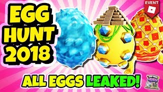 ** ROBLOX EGG HUNT 2018 - ALL EGGS LEAKED! (The Great Yolktales Leak) ** ROBLOX EGG HUNT 2018 - ALL EGGS LEAKED! (The Great Yolktales Leak)