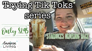 How To Save Money At Starbucks | #TRYINGTIKTOKS SERIES