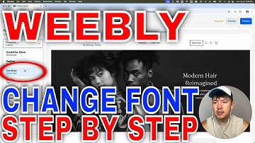 ✅ Hoe verander je het lettertype op een Weebly-website 🔴