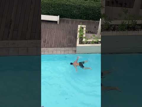 Swimming stunt - this stunt was performed by 100% trained professional don’t try that at home