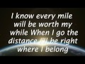 Video thumbnail of "Go The Distance - Michael Bolton (Lyrics) HD"