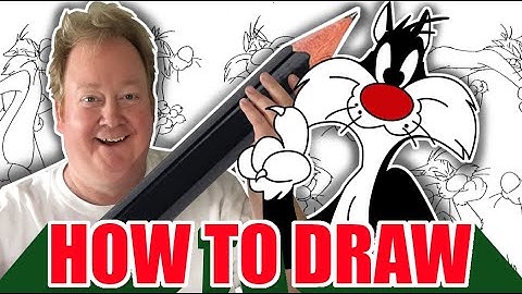 How to Draw Sylvester | Looney Tunes