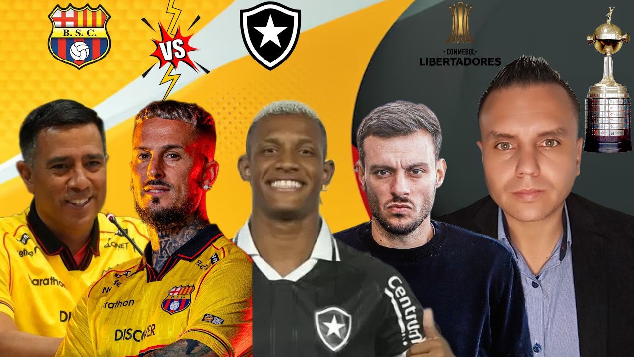 #ENVIVO 🟡⚫🔴 ANÁLISIS: #BARCELONASC 1 #BOTAFOGO 1 ⚽🎙️