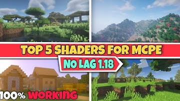 Top 5 Best Shaders For Minecraft Pe | No Lag Shaders Mcpe {For 1gb 2gb 4gb Ram Android📱}🤯🔥